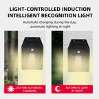 Solar Tungsten Night Lamp Intelligent Motion Sensor Wall Lamp 3 Lighting Modes Waterproof Courtyard Garden Decoration Lantern