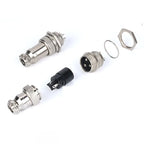 5/10/100Sets GX16 Aviation Plug Scoket Connector 2pin 3pin 4pin 5pin 6pin 7pin 8pin 9pin 10pin Nut Type Male Female Butting