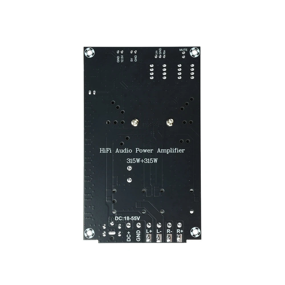 DC 18-55V TPA3255 Fever HIFI Digital Amplifier Board 300W+300W High Power Stereo Amplifier Module