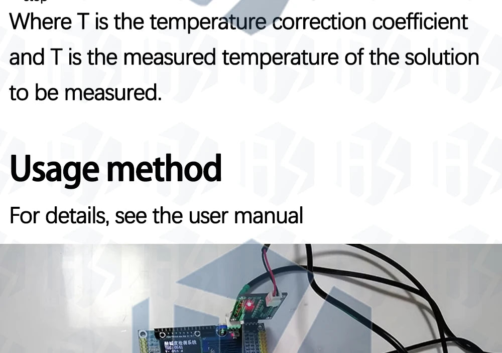TDS Sensor Module Dissolved Solids Analog Signal Soluble Solid Water Quality Detection DS18B20 Temperature for Arduino 51/STM32