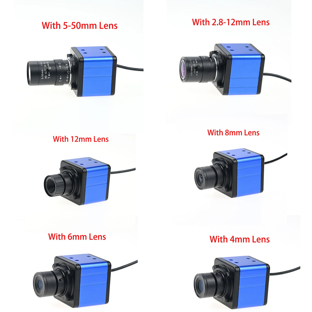 GXIVISION 60FPS 2MP Color Global Shutter Case Camera,USB Drive Free,Moving Capture,1600x1200,CS Lens,Win/Linux/Android/RPi