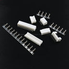 100PCS JST PH 2.0 2P 3P 4P 5P 6P 7P 8P 9P 10P 11P 12 Pin Header PH2.0 2mm Connectors Leads PH-AW PH-Y Curved Pins Male Shell