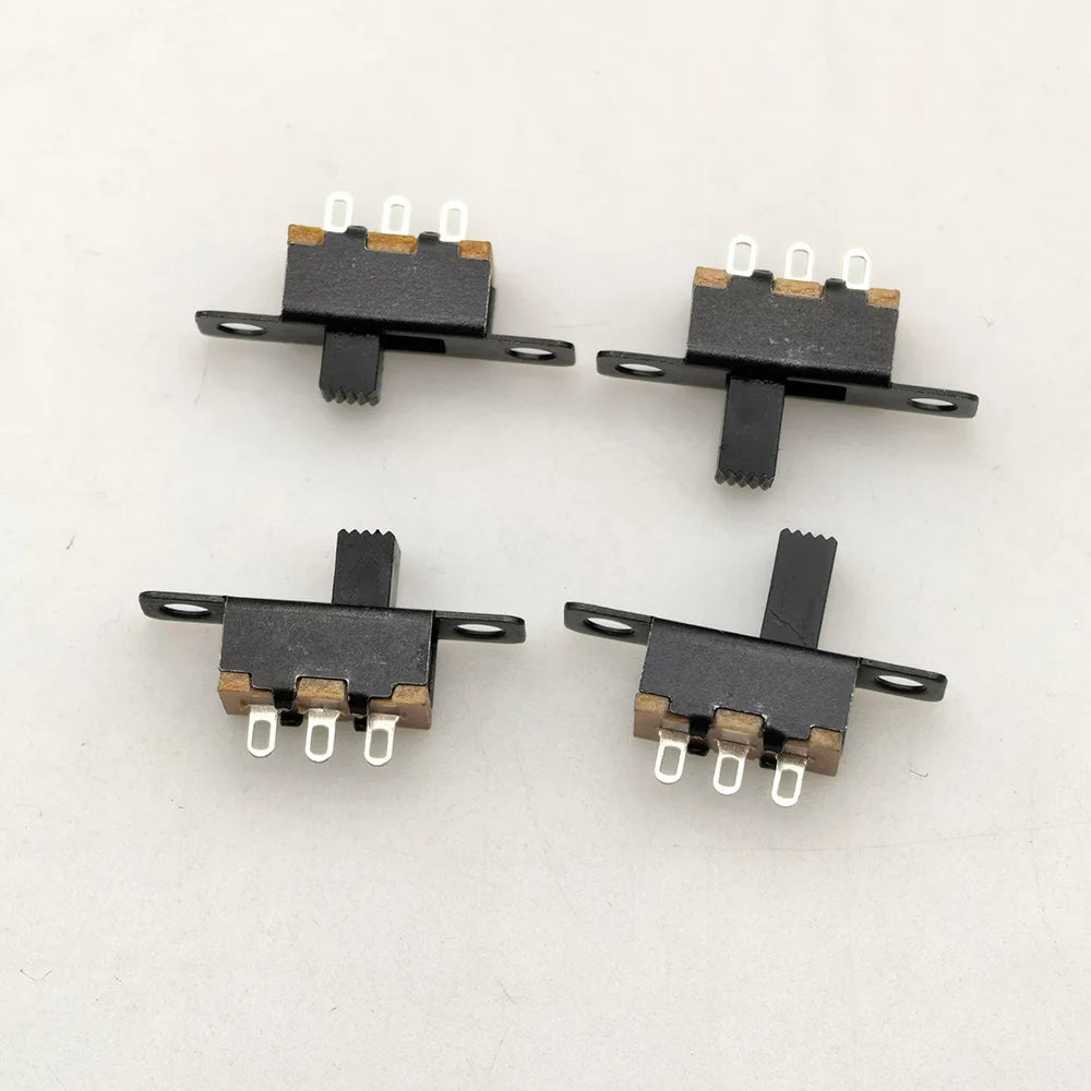 20Pcs SPDT 1P2T Slide Switch Mini Toggle Switch 2 Position 3 Pin On-Off DIP for DIY Power Electronic Projects PCB DC 50V 0.5A