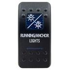 Blue Led Rocker Switch Button 5Pins&7Pins ON OFF ON For Car Marine Boat NARVA ARB Style interior Lights parts Camper Accessories