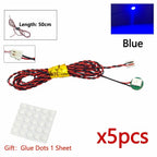 DIY 0.8mm Pin 1x1 1x2 1x4 Length 50cm SMD LED 2835  Remote Control Building Block Flash Lamp City Street Light Bricks