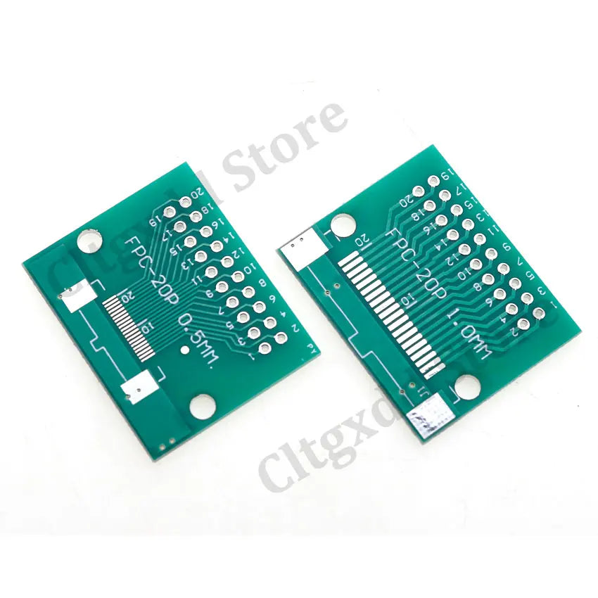 1pcs FPC FFC PCB Board Connector 0.5mm 1mm Pitch Double Side Adapter Socket Plate DIY KIT 6/8/10/12/20/40/50/60Pin To DIP 2.54mm