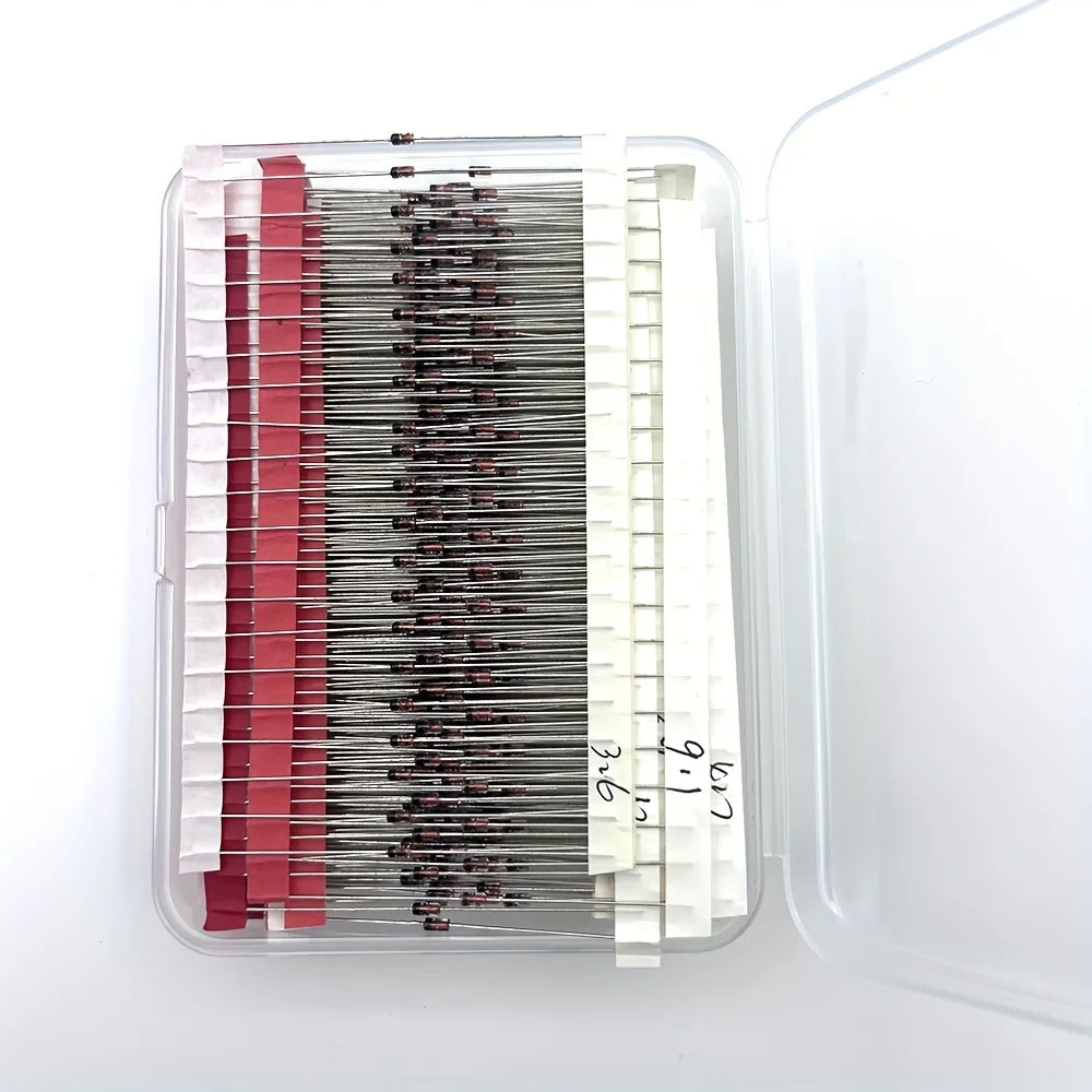 1W 30Values*20Pcs=600Pcs  Zener Diode Kit DO-41 3V-47V Component Diy Box Free