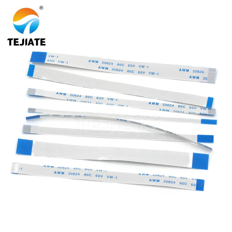 10PCS FFC/FPC Flat Flexible Cable Connection Cable 4/5/6/7/8/10/12/14/16P Spacing of 0.5MM