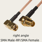 RG316 Cable SMA to SMA RP SMA Male Plug & Female Jack Right Angle Connector Coax Jumper Pigtail Cable