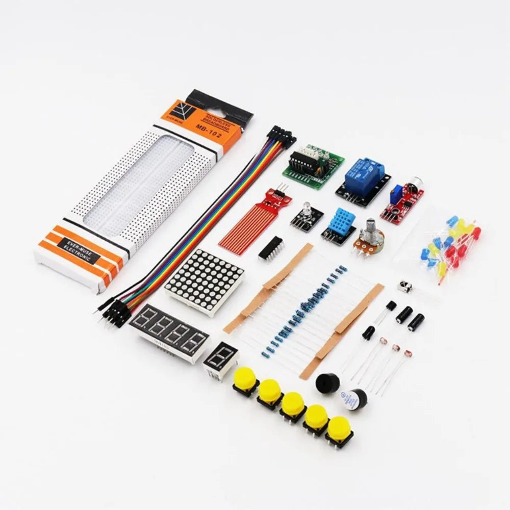 Arduino Starter Kit UNO R3 with Stepper Driver RFID Reader RC522 For Smart Home Control Automatic System DIY Project