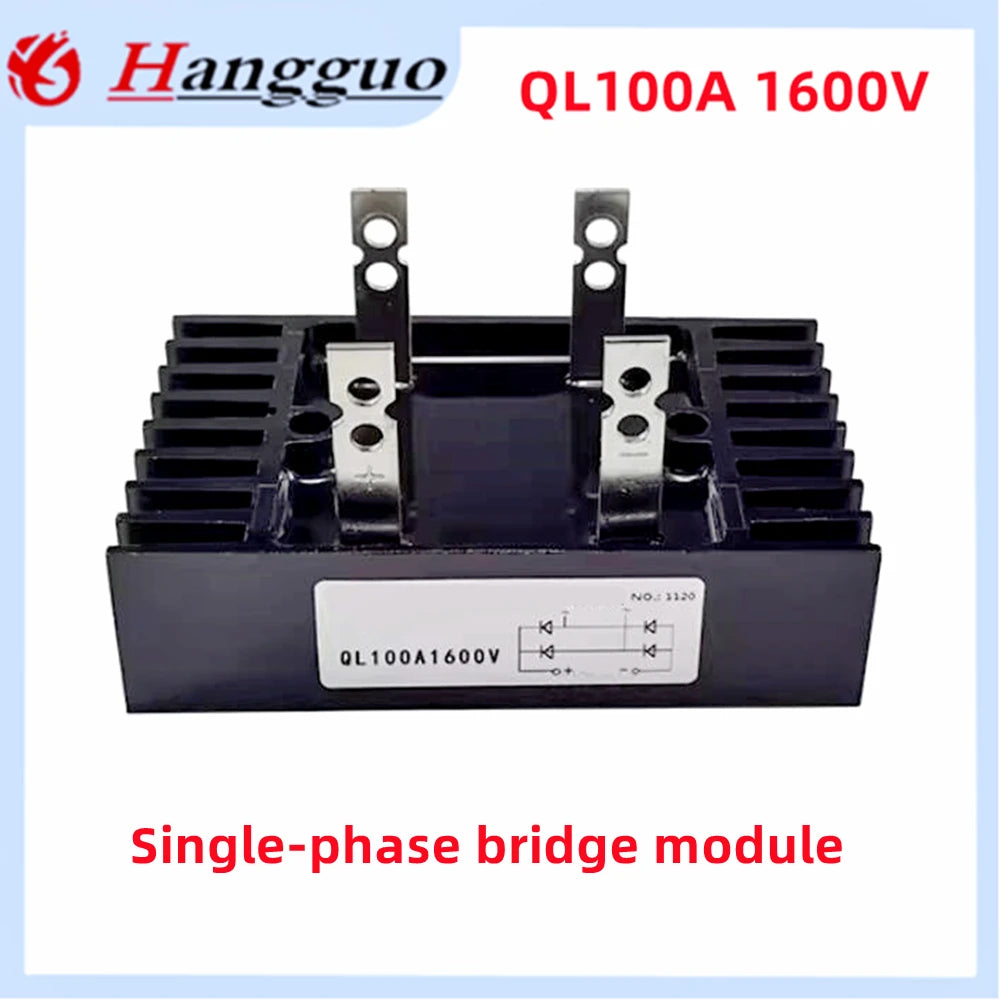 QL100A-16 Single-phase rectifier bridge QL40A QL60A QL80A QL100A QL150A Rectifier 1000V 1600V Bridge QL100A-16 QL150A1600V