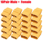 XT90 Male Female Connector Plug Welding Terminal Plugs for RC Lipo Battery Drone Boat Airplane Wire Cable Connectors Adapter
