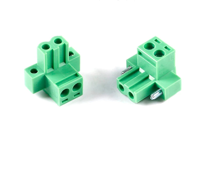 10pcs/5sets 5.08mm 0.2in Plug PCB Wire Terminal Block 2EDGKM 2EDGVM 2EDGRM-5.08mm Male Wafer 2-24P Female Socket MSTBV2.5-GF STF