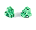 10pcs/5sets 5.08mm 0.2in Plug PCB Wire Terminal Block 2EDGKM 2EDGVM 2EDGRM-5.08mm Male Wafer 2-24P Female Socket MSTBV2.5-GF STF