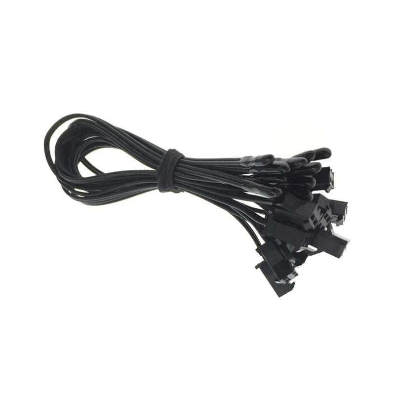 10pcs Temperature Sensor  Epoxy Air Temperature Probe 10K B Value 3950 Error 1%L =20CM SM-P2.54-2P Plug NTC Thermistor