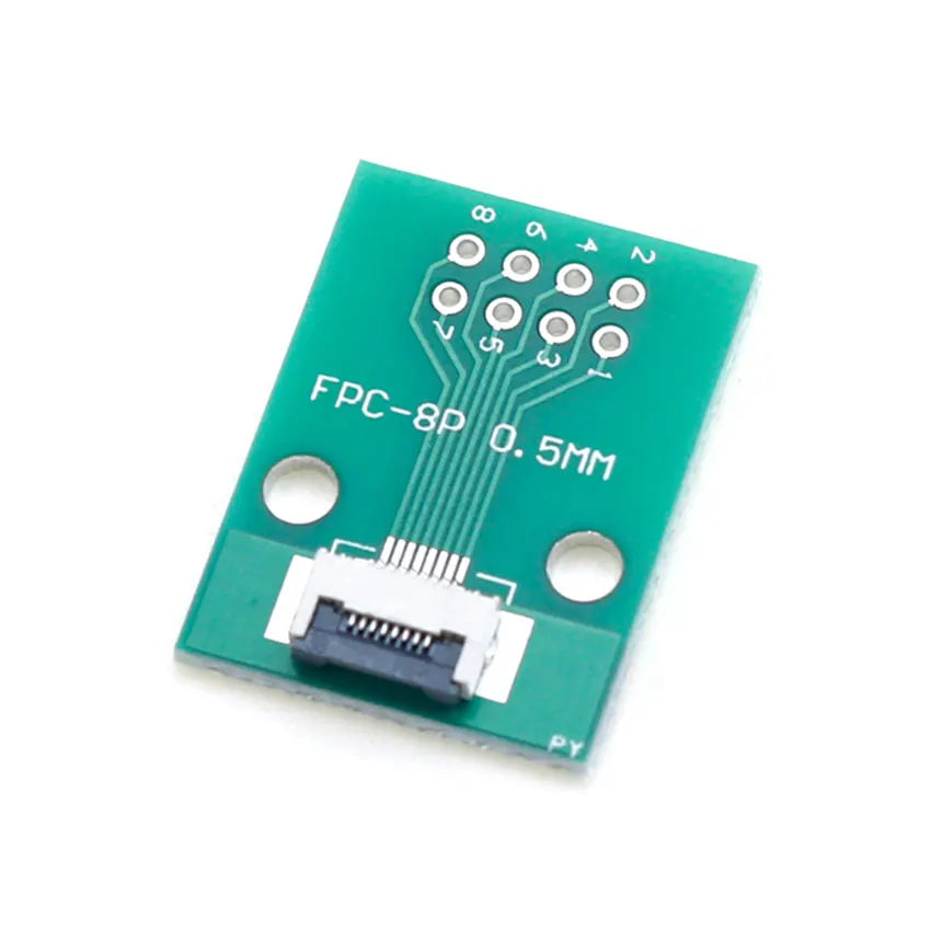 4P/6P/8P/10P/12P/14P/15P/16P/18P/20P/22P/24P/26P/30P/34P/80P FPC/FFC Flexible Cable Adapter Board 0.5mm SMT To 2.54mm Connector