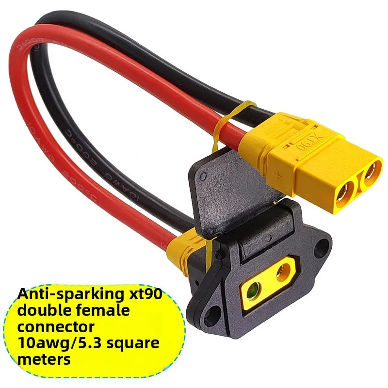 QS8-S Power Charging Plug XT90 Male Female Diamond Shell XT90S Anti-fire Electric Vehicle Lithium Battery Modification Interface
