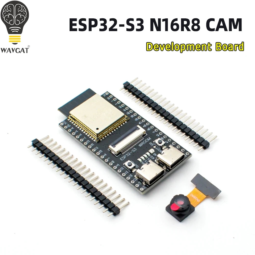 WAVGAT ESP32S3 ESP32-S3 WROOM N16R8 CAM Development Core Board Module OV2640/5640/OV3660 Camera Wireless WiFi+Ble Module