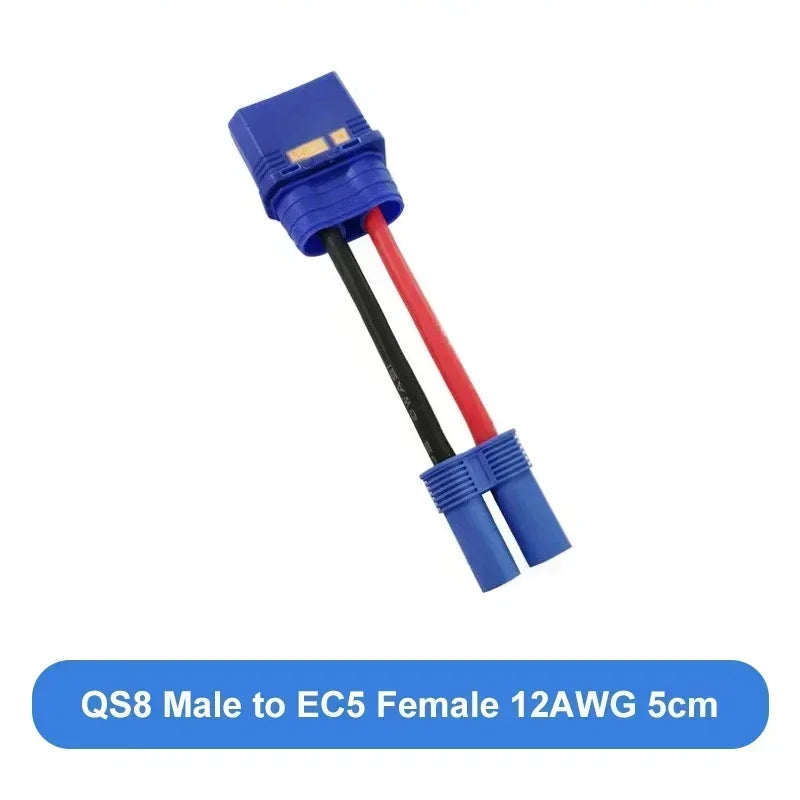 QS8S to XT60 XT90 Connector Male Female Plug for Model Aircraft Adapter Lithium Battery Plant Protection Machine Anti-ignition