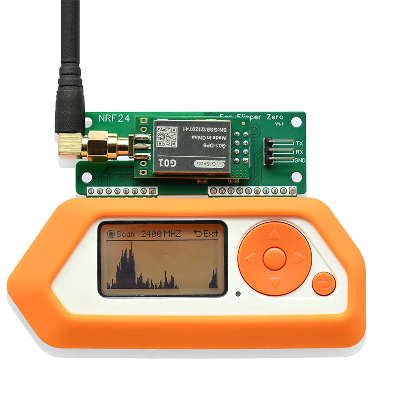 Flipper Zero NRF24L01 Expansion Board, 2.4GHz Development Module with Antenna, Sniffer & Mouse Jacker PINGEQUA