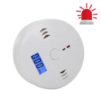 LCD CO Sensor Alarm Carbon Monoxide Poisoning Smoke Detector Built In 85dB Siren Independent Co Poisoning Warning Detector