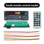 DC12V MP3 WMA WAV Decoder Board Bluetooth 5.3 Handsfree Car Audio Microphone USB TF FM DIY Music Player