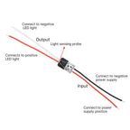 Light Sensor Switch Automatic Auto On Off Photocell Street Light Switch DC 3.7-24V 5A Photo Switch Photosensitive Sensor