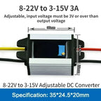 12V To 3V 3.3V 3.7V 5V 6V 9V 3A DC To DC Converter Power Supply Voltage Converter Buck Step-Down Module 12v24 to 5vV For Car