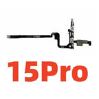 Power Flex Cable for iPhone 14 Plus 15 13 Pro Max 11 12 Volume Flex Ribbon Tape Side Button Distance Ambient Fix Parts