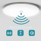 Motion Sensor PIR LED Ceiling Lamp 110V 220V Corridor Bedroom Toilet Light Human Body Induction
