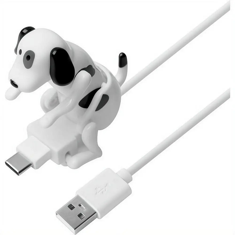 Cute Funny Dog Humping Phone Charging Cable Smartphone To Micro USB Type-C Data For Android Type-C Mobile Phone Charging