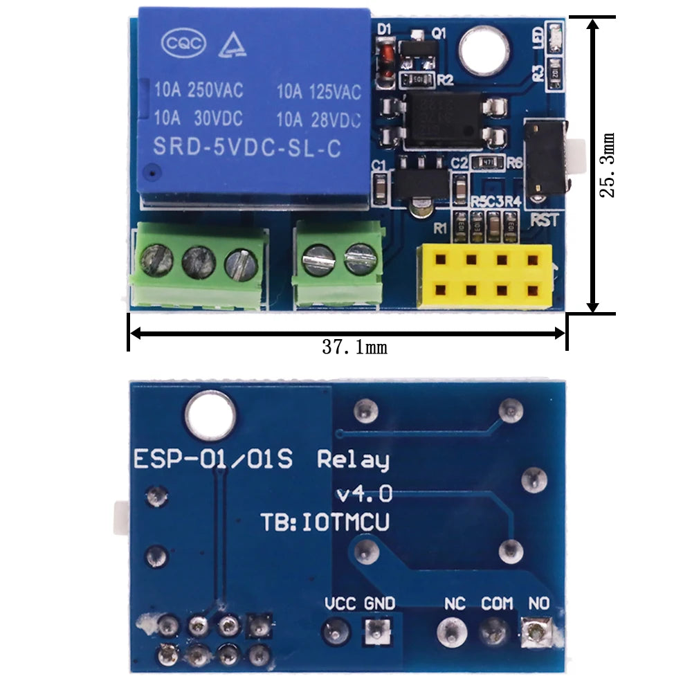 ESP8266 ESP-01S 5V WiFi Relay Module Temperature Sensor DS18B20 DHT11 DHT22 WS2812 RGB LED Remote Control Switch for Arduino