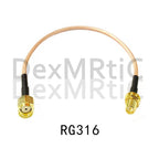 Wifi Router Extension RP SMA Male to Reverse Female Pigtail Cable Adapter RG316  RG174 RG178 RG58 RG142