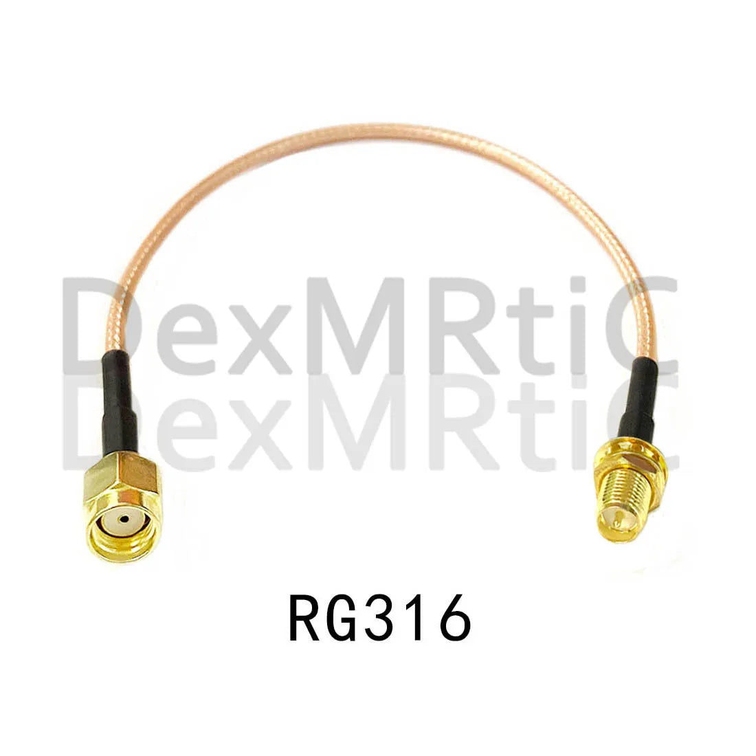 Wifi Router Extension RP SMA Male to Reverse Female Pigtail Cable Adapter RG316  RG174 RG178 RG58 RG142
