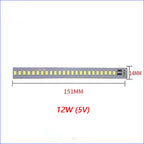 1PCS DC5V Dimming Light Switch Of 2 Meters With LED Chips 5730 SMD LED Lamp 1W 2W 3W 4W 5W 10W LED Light Beads White Warm White