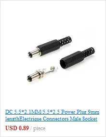mini usb connector 5 pin Type B female DIP 2 straight-pin PCB soldering socket jack in-line connector