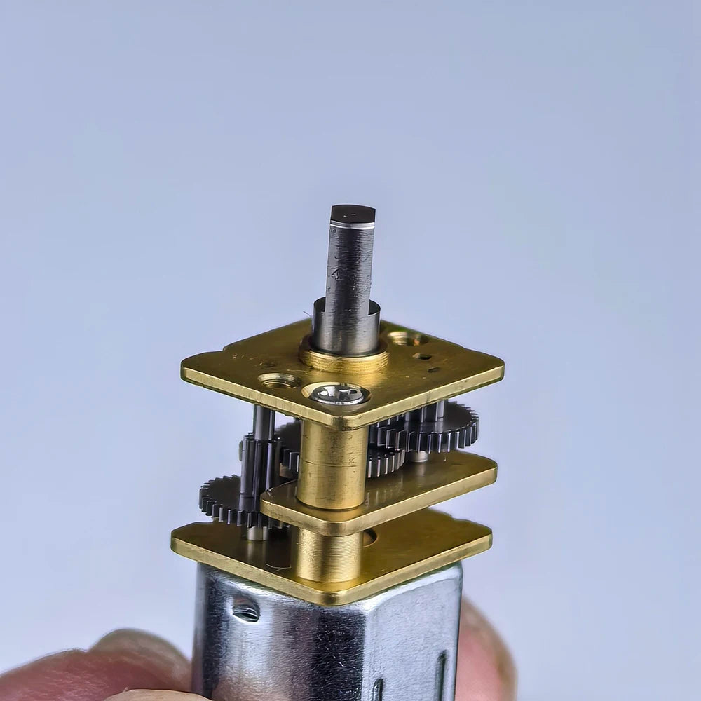 5pcs N20 Gear Motor DC 3V 3.7V 5V 6V 100RPM Slow Speed Motor Flat shaft DIY Toy Car Electric Lock