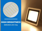 LED PIR Motion Sensor Floodlight Outdoor Wall Light White Light 100W 50W 30W 20W 10W IP66 Waterproof LED Spotlight For Garden
