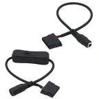 1/3/5PCS DC 5521 to Molex 4 Pin Power Supply Adapter Cable with for Computer Fan Surveillance Cameras Routers 28CM