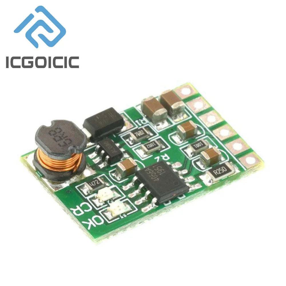 DD05CVSA 3.7V to 5V 6V 9V 12V Boost Converter Module DC-DC Step-Up Output for Lithium Battery Solar Power