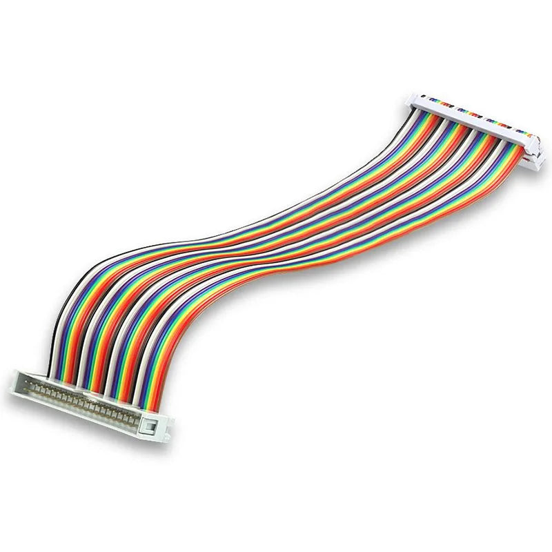 40-Pin GPIO Extension Cable - 8 Inch Male to Female Ribbon for Raspberry Pi 5/4/3/2 & 3.5/5 inch TFT Touch Screen Display