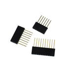 10PCS 2.54mm Single Row Pin 10MM PC104 Long Female Pin Header Socket Strip Stackable PCB Connector 1*6p 8p 10p For Arduino