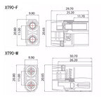 XT60 XT-60 Male Female XT30 XT90 Ball 1/5/10 Pair Connectors Plug T Plug For RC Lipo Battery Rc Drone Airplane Car Accessories
