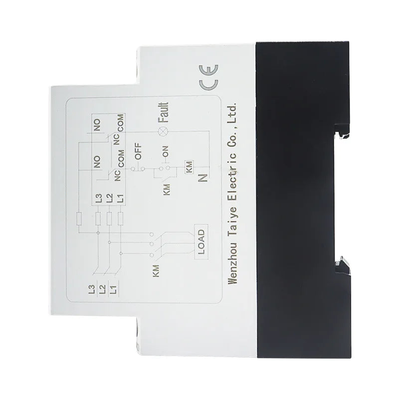 Three-Phase Voltage Phase Sequence Multifunctional Protector Relay 2NO2NC 200-500VAC Automatic Reset