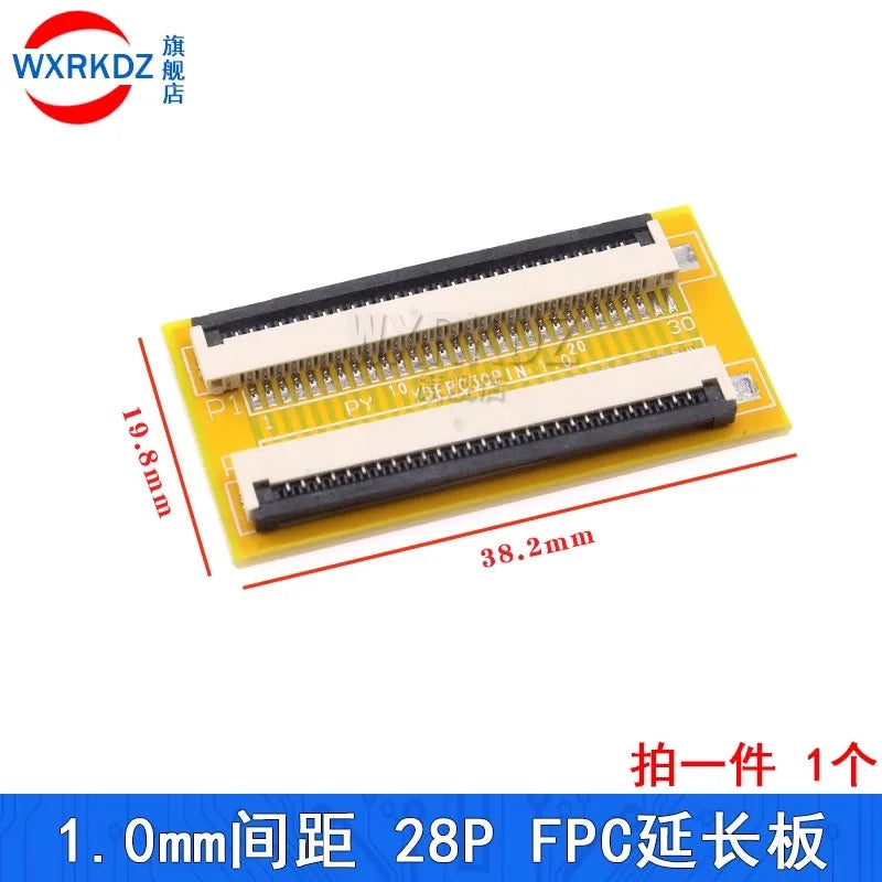 5pcs FFC FPC 0.5MM 1.0MM Flexible Flat Lengthen Extension Board Adapter Plate Board PCB 6/8/10/12/20/24/30/40/45/50/60/64/68/80P