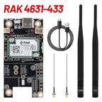 RAK4631 Meshtastic Meshcore Kit for LoRaWAN Wireless SX1262 868MHz 915MHz LoRa Module RAK19007 Base Board with Lora Antenna