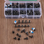 180 Pcs Tactile Push Button Switch Kit  - 6mm/7mm SMD & THT Momentary Tact Switch Assortment, Electronic Components DIY Repair
