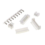 10sets JST PH2.0 2/3/4/5 Pin Terminals Plastic Shell Male Plug + Female Socket Wire Connector PH2.0 2P 3P 4P 5P 6P 8P 10P 12P