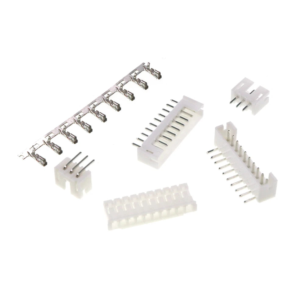 10sets JST PH2.0 2/3/4/5 Pin Terminals Plastic Shell Male Plug + Female Socket Wire Connector PH2.0 2P 3P 4P 5P 6P 8P 10P 12P
