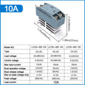SSR Solid State Relay 10A 25A 40A 60A 80A 100A 120A DIN Rail Single Phase Relay With Heat Sink DC To AC DC To DC AC To AC